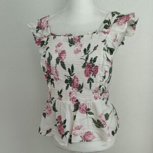 Roses And Ruffles Top